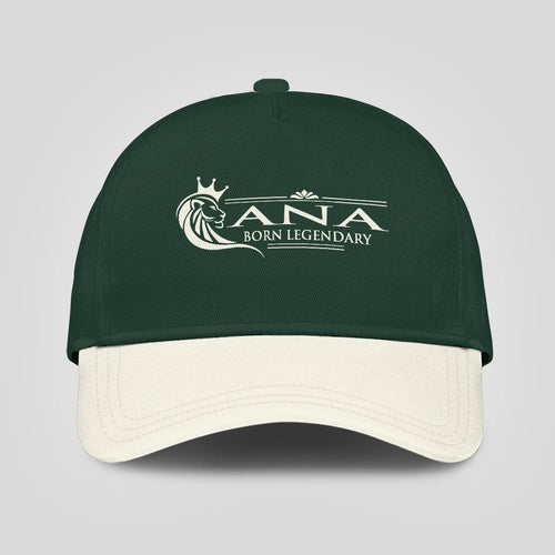 Born Legendary Lion Logo Sage Green And Beige Cap ANA 13K1 C182PF