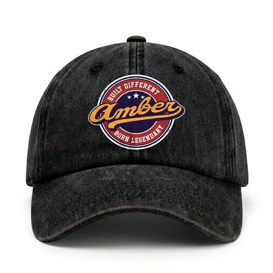 Built Different Born Legendary Logo Washed Cap AMBER 13K1 C65PF