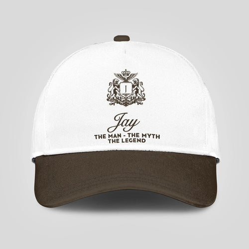 The Man The Myth The Legend Brown Cap JAY 13K1 C47PF