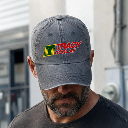 Your Name Cool Af Funny Washed Cap TRACY 13K1 C85PF
