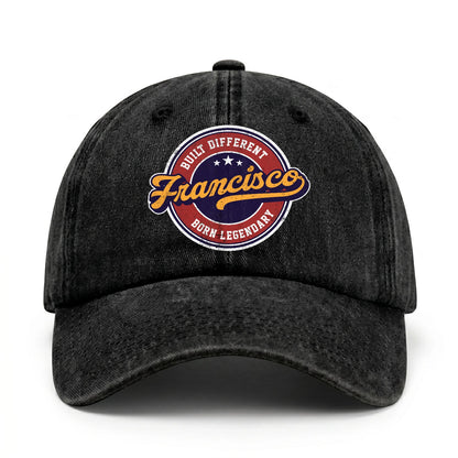 Built Different Born Legendary Logo Washed Cap FRANCISCO 13K1 C65PF