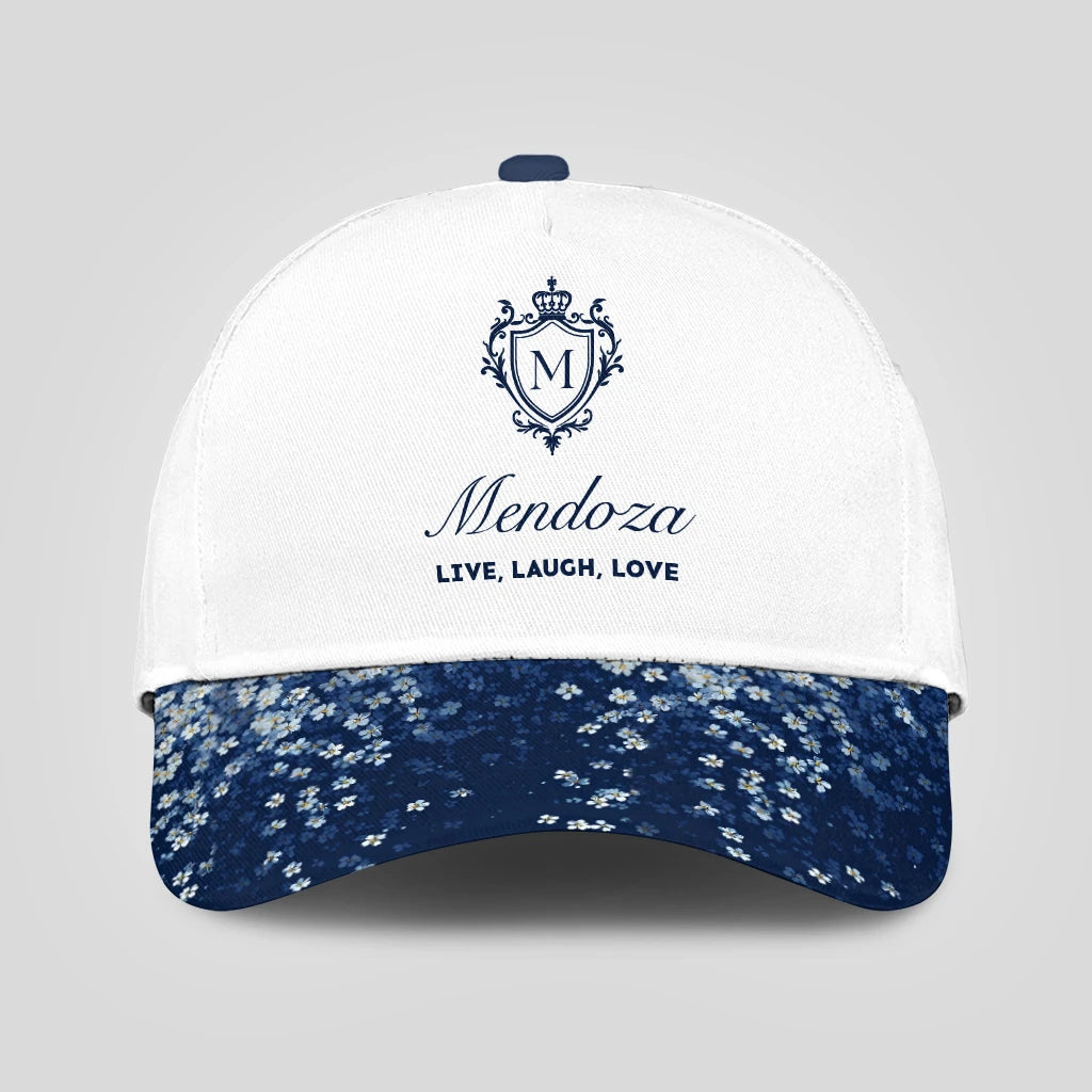 Live Laugh Love Floral Luxury Cap MENDOZA 13K1 C110PF