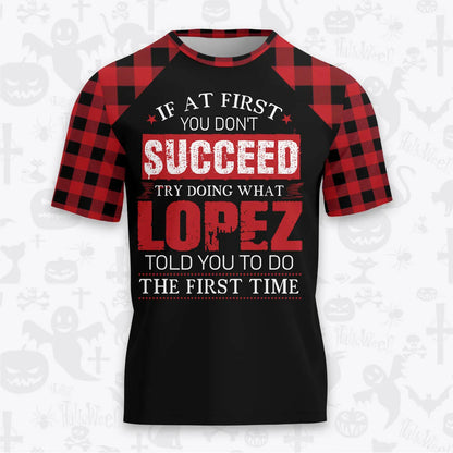 LOPEZ Buffalo Plaid Pajamas Set Tshirt & Pants 13K1-EV2
