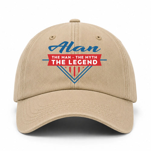 The Man The Myth The Legend Logo Washed Cap ALAN 13K1 C37PF