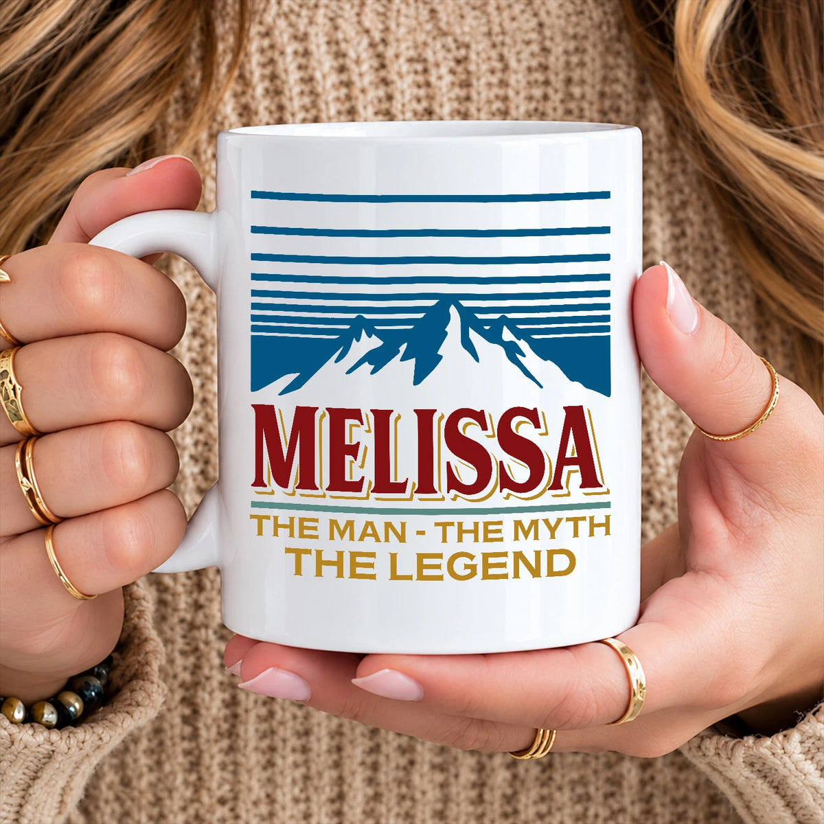 The Man The Myth The Legend Mountain Mug MELISSA 13K1 MG04