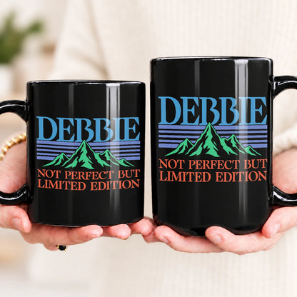 Not Perfect But Limited Eidition Retro Mountain Mug DEBBIE 13K1 MG29