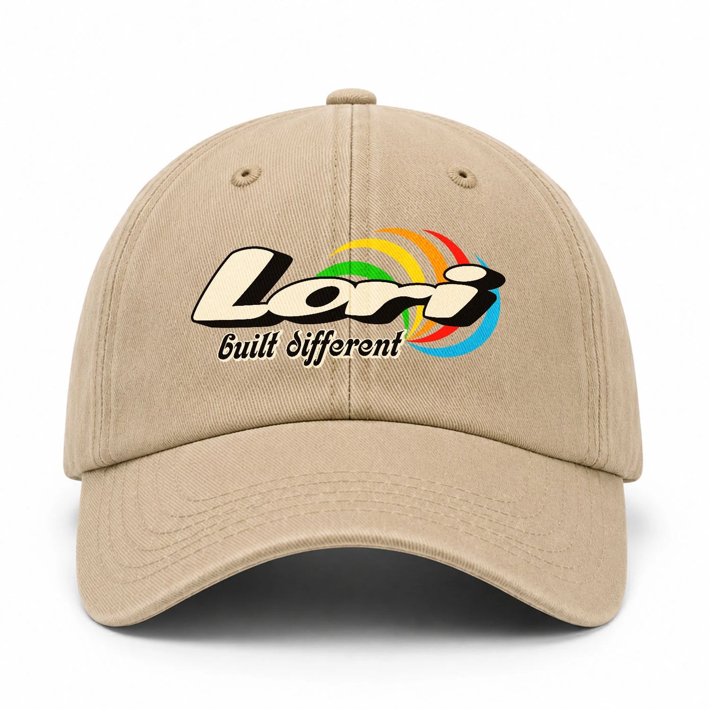 Your Name Built Different Retro Washed Cap LORI 13K1 C55PF
