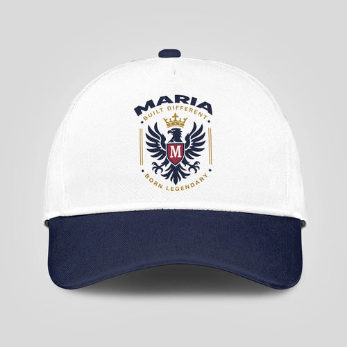 Built Different Born Legendary Elegant Blue And White Cap MARIA 13K1 C76PF