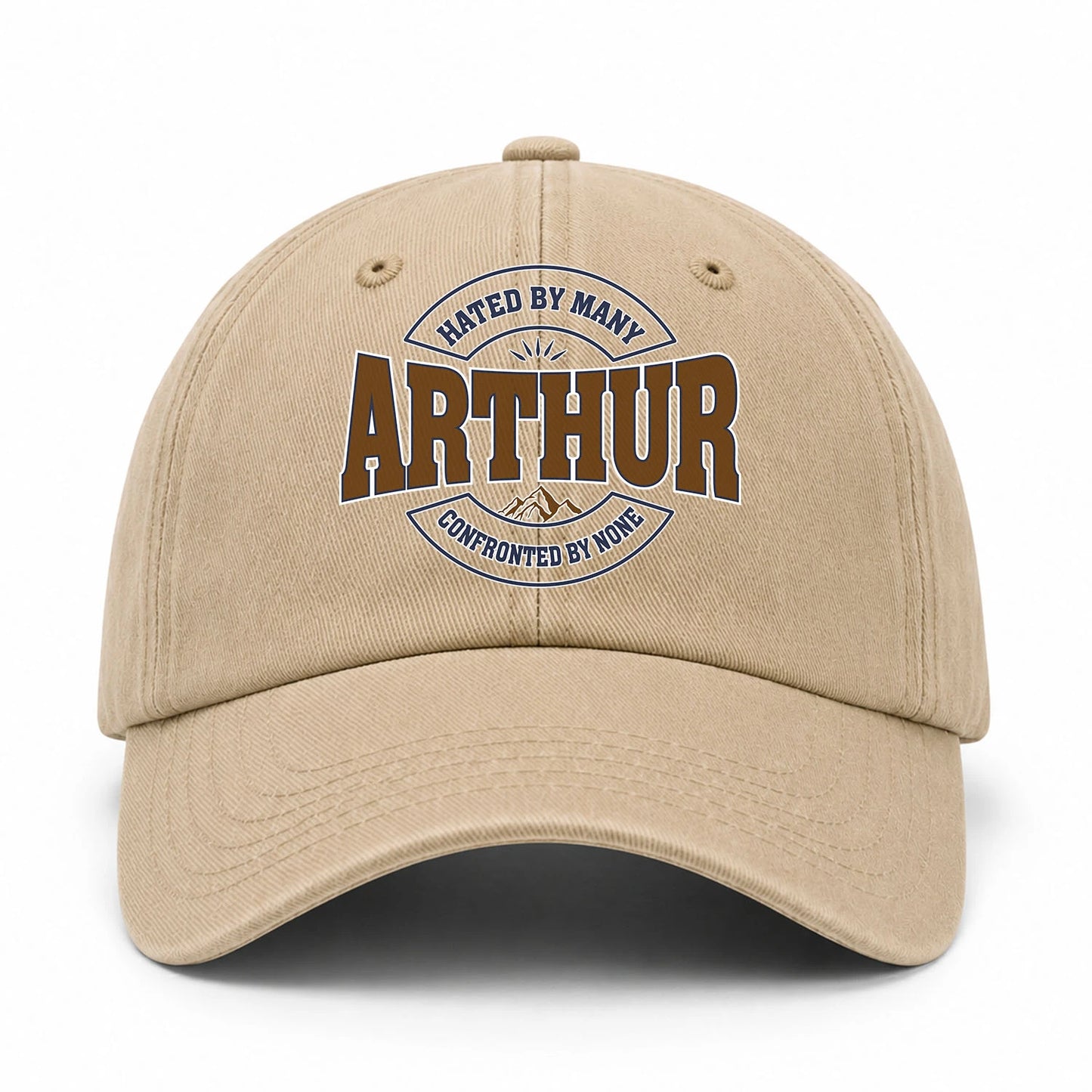 Hated By Many Confronted By None Washed Cap ARTHUR 13K1 C36PF