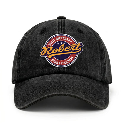 Built Different Born Legendary Logo Washed Cap ROBERT 13K1 C65PF