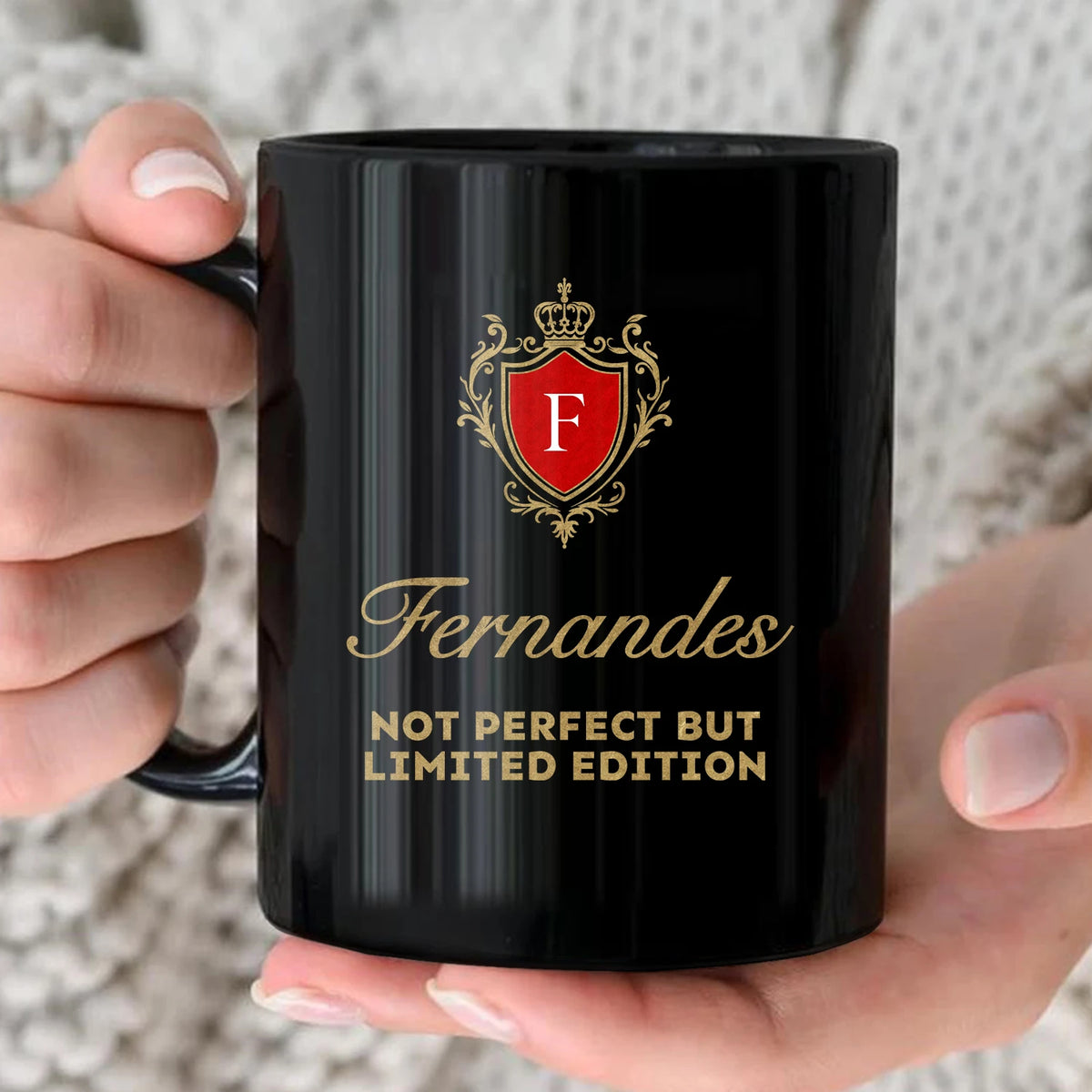 Not Perfect But Limited Eidition Golden Logo Mug FERNANDES 13K1 MG19
