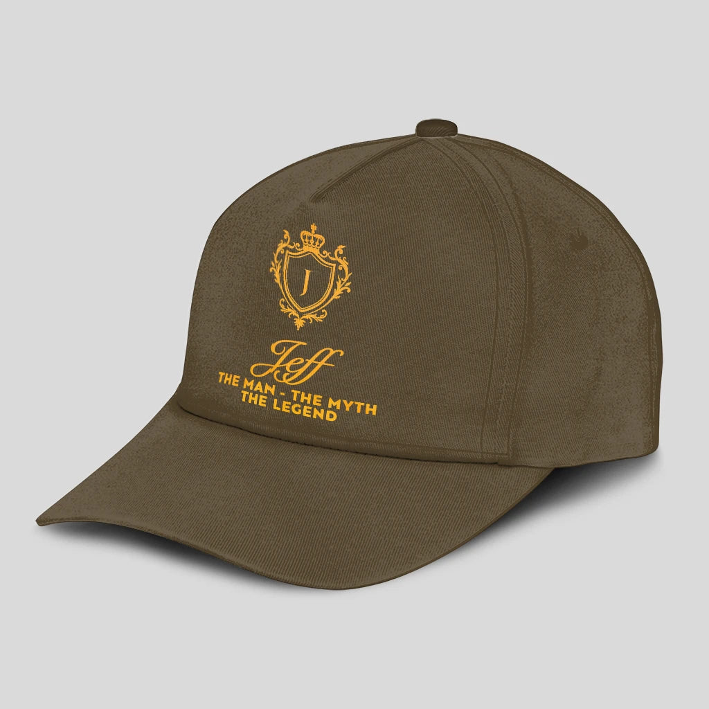The Man The Myth The Legend Luxury Olive Cap JEFF 13K1 C91PF