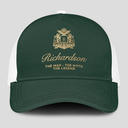 The Man The Myth The Legend Sage Green Mesh Cap RICHARDSON 13K1 C192PF