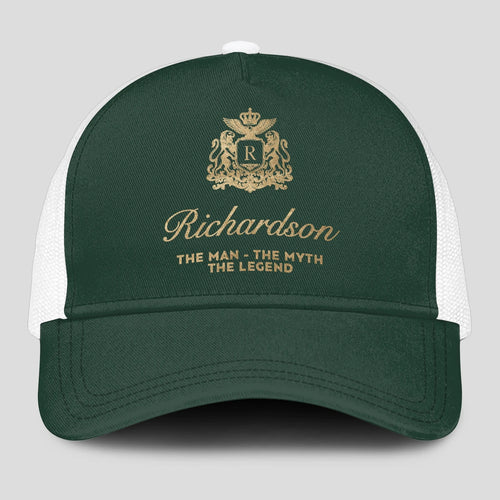 The Man The Myth The Legend Sage Green Mesh Cap RICHARDSON 13K1 C192PF