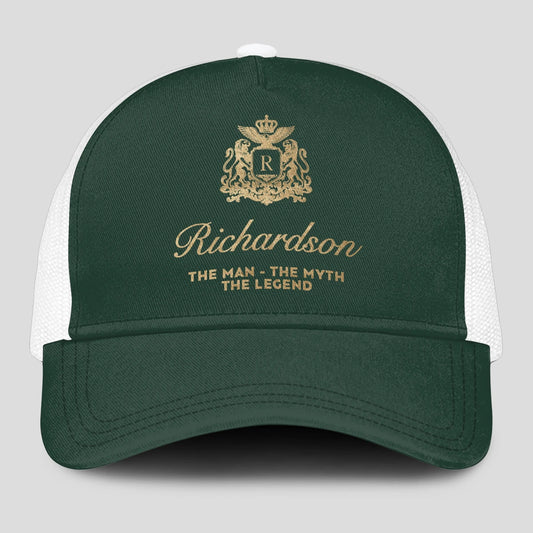 The Man The Myth The Legend Sage Green Mesh Cap RICHARDSON 13K1 C192PF
