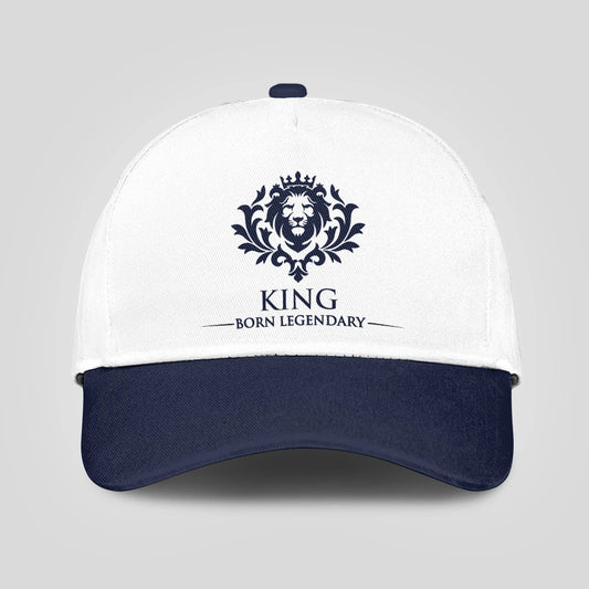 Born legendary lion blue and white baseball cap KING 13K1 C185PF