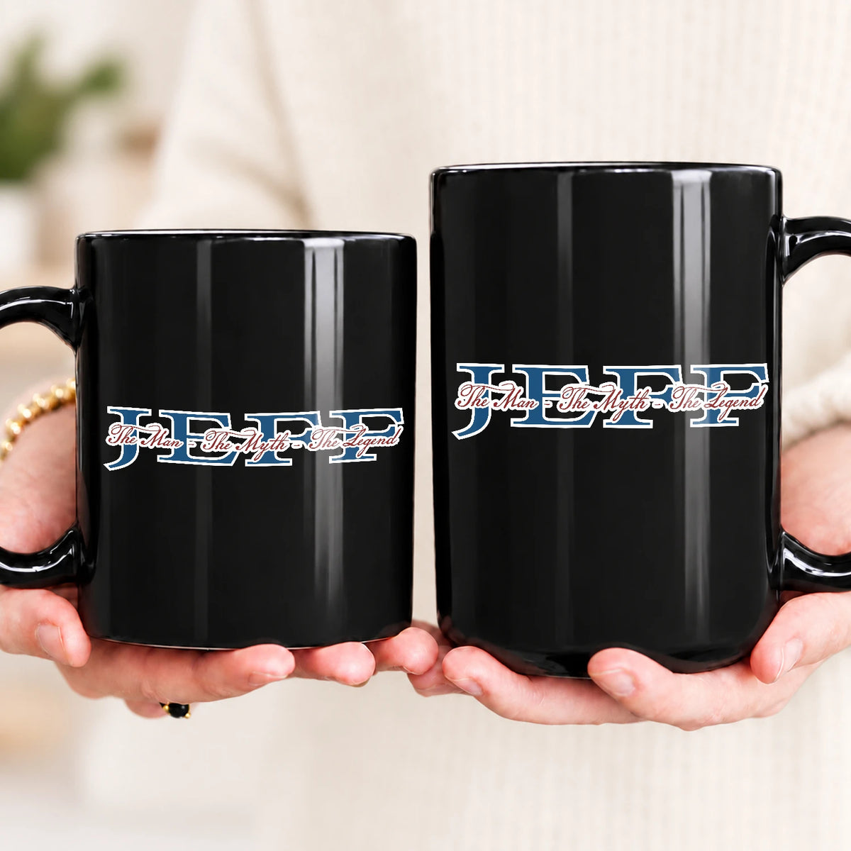 The Man The Myth The Legend With Your Name Mug JEFF 13K1 MG21