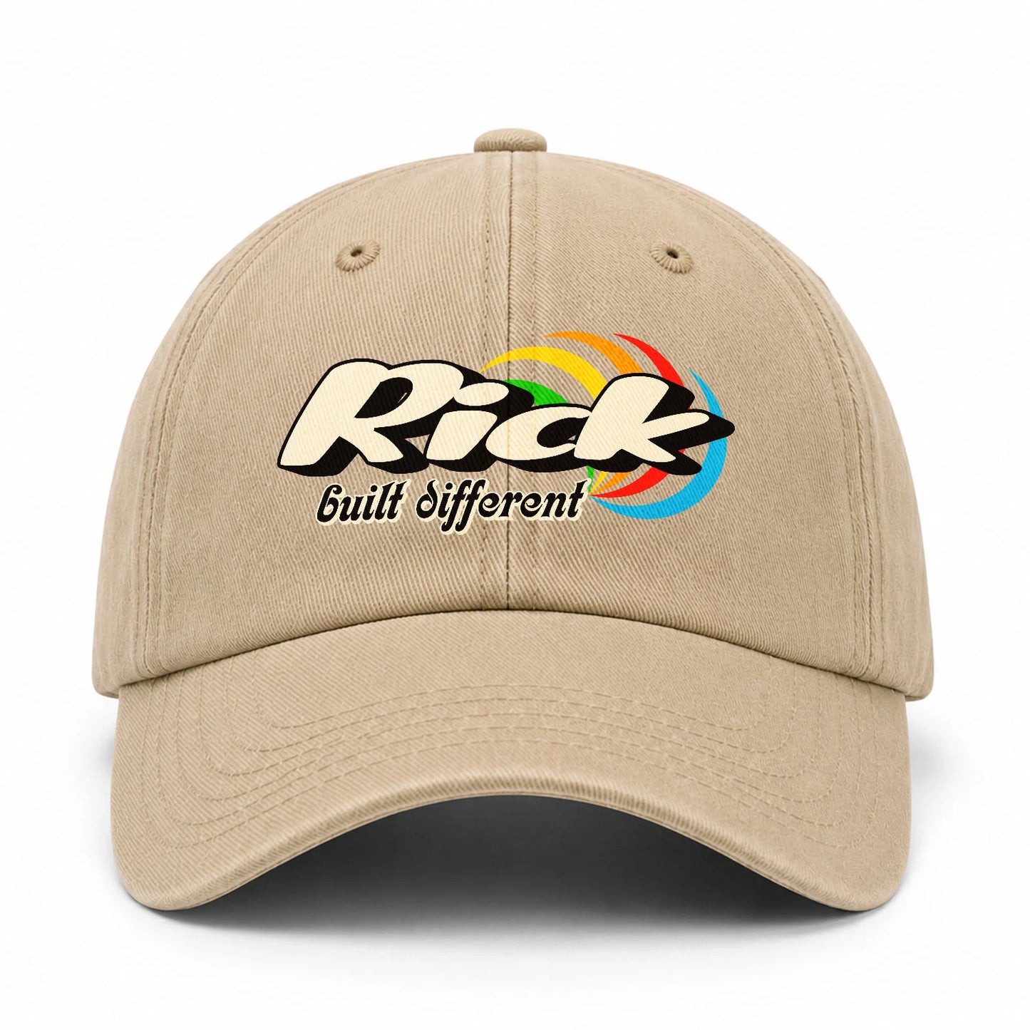 Your Name Built Different Retro Washed Cap RICK 13K1 C55PF