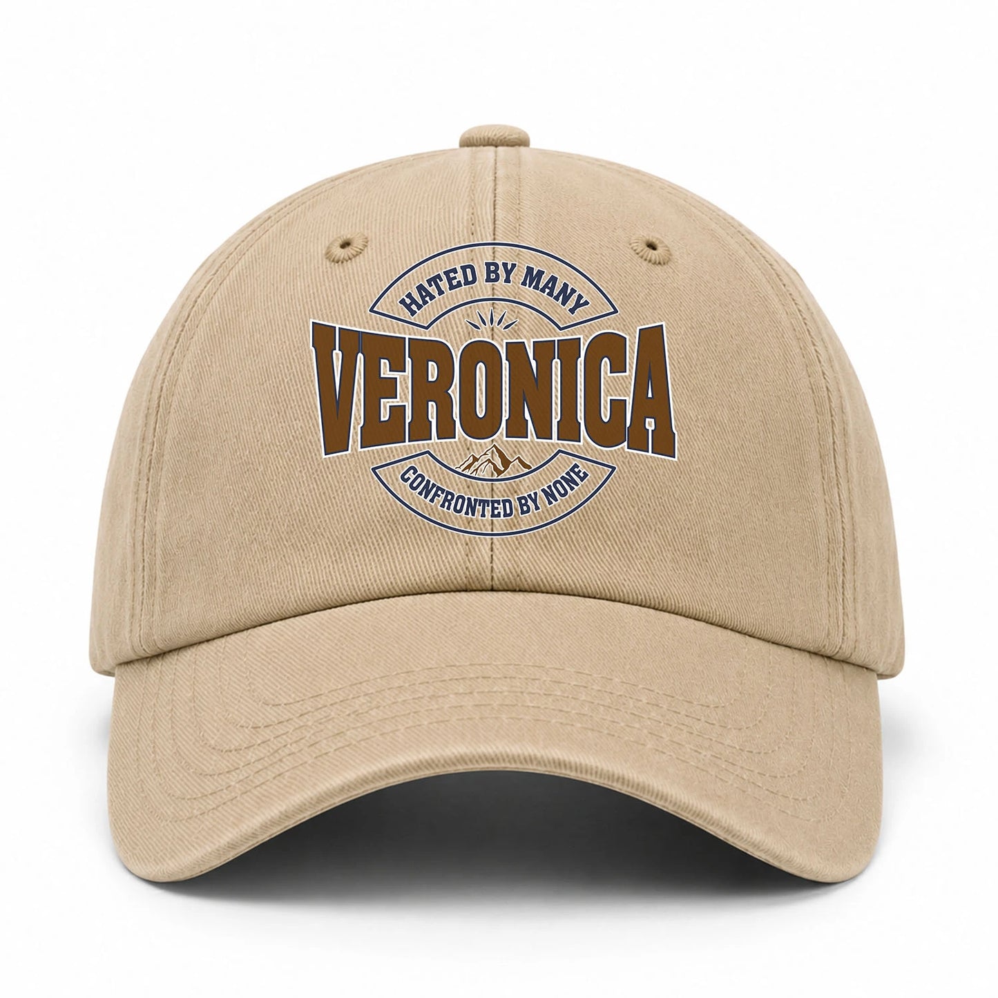 Hated By Many Confronted By None Washed Cap VERONICA 13K1 C36PF