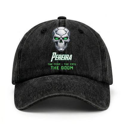 The Fear The Fate The Doom Skull Washed Cap PEREIRA 13K1 C99PF