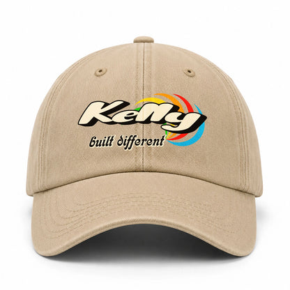 Your Name Built Different Retro Washed Cap KELLY 13K1 C55PF