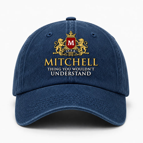 It's A Your Name Thing You Wouldn't Understand Royal Blue Washed Cap MITCHELL 13K1 C184PF