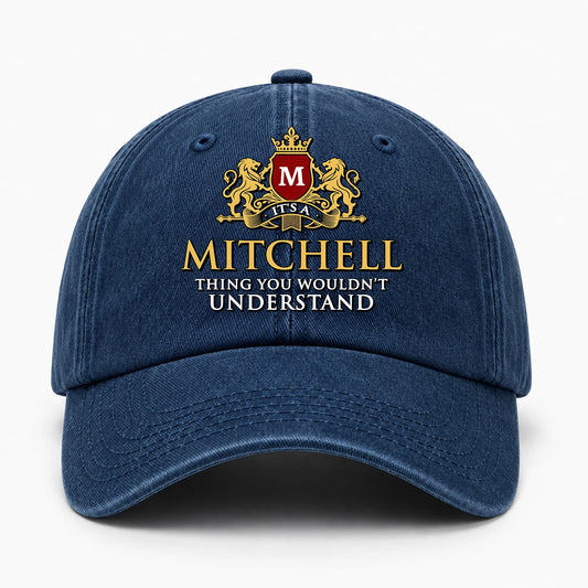 It's A Your Name Thing You Wouldn't Understand Royal Blue Washed Cap MITCHELL 13K1 C184PF