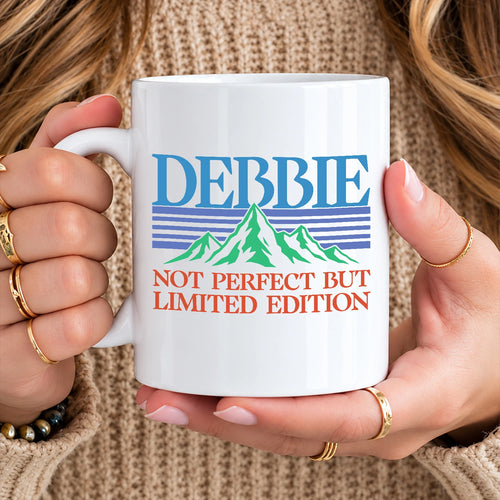 Not Perfect But Limited Eidition Retro Mountain Mug DEBBIE 13K1 MG29