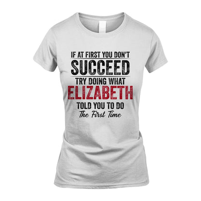 ELIZABETH 13K1-357 If At First You Don't Succeed...
