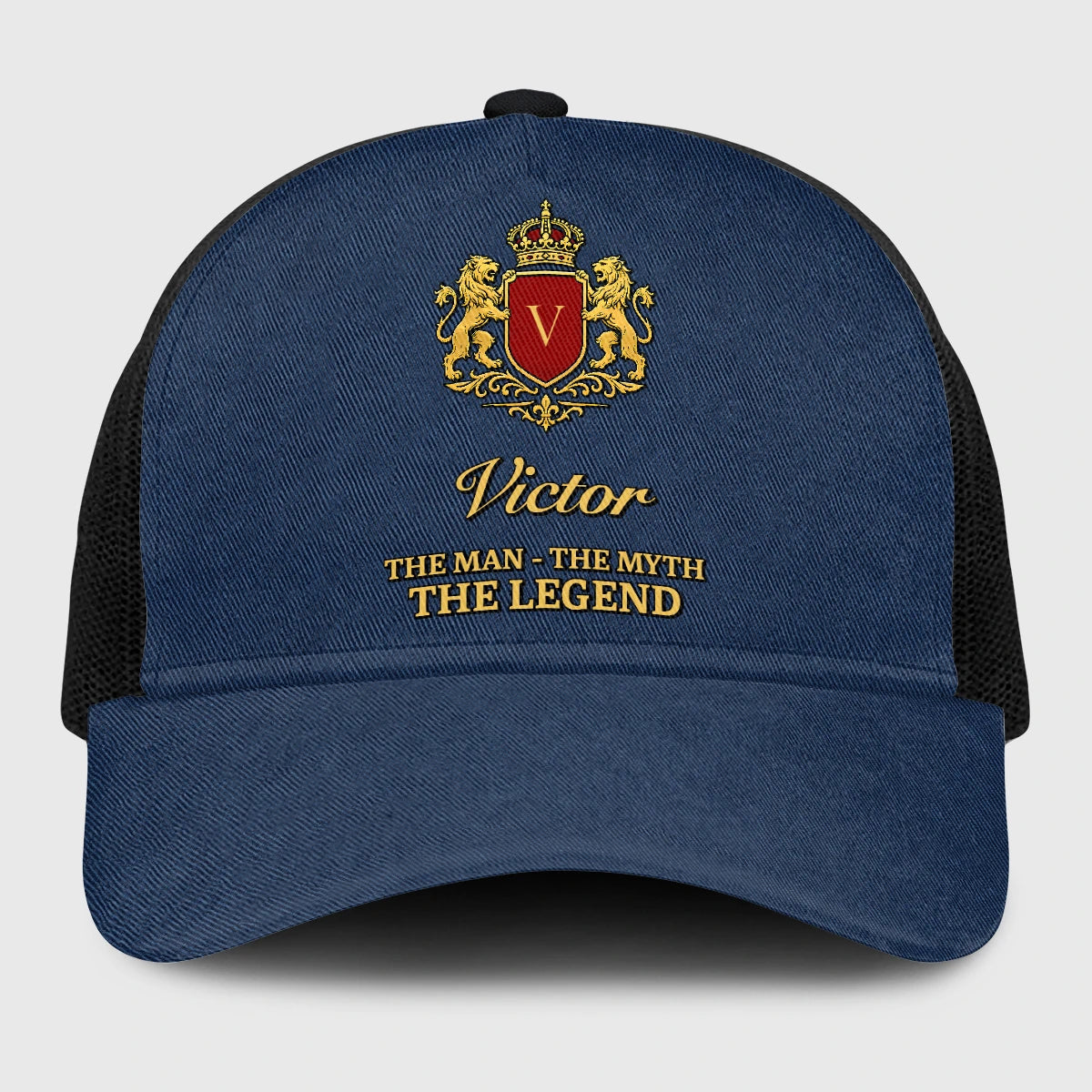 The Man The Myth The Legend Royal Blue Mesh Cap VICTOR 13K1 C187PF