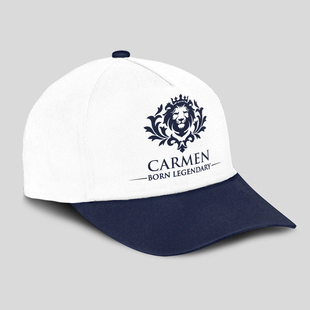 Born legendary lion blue and white baseball cap CARMEN 13K1 C185PF