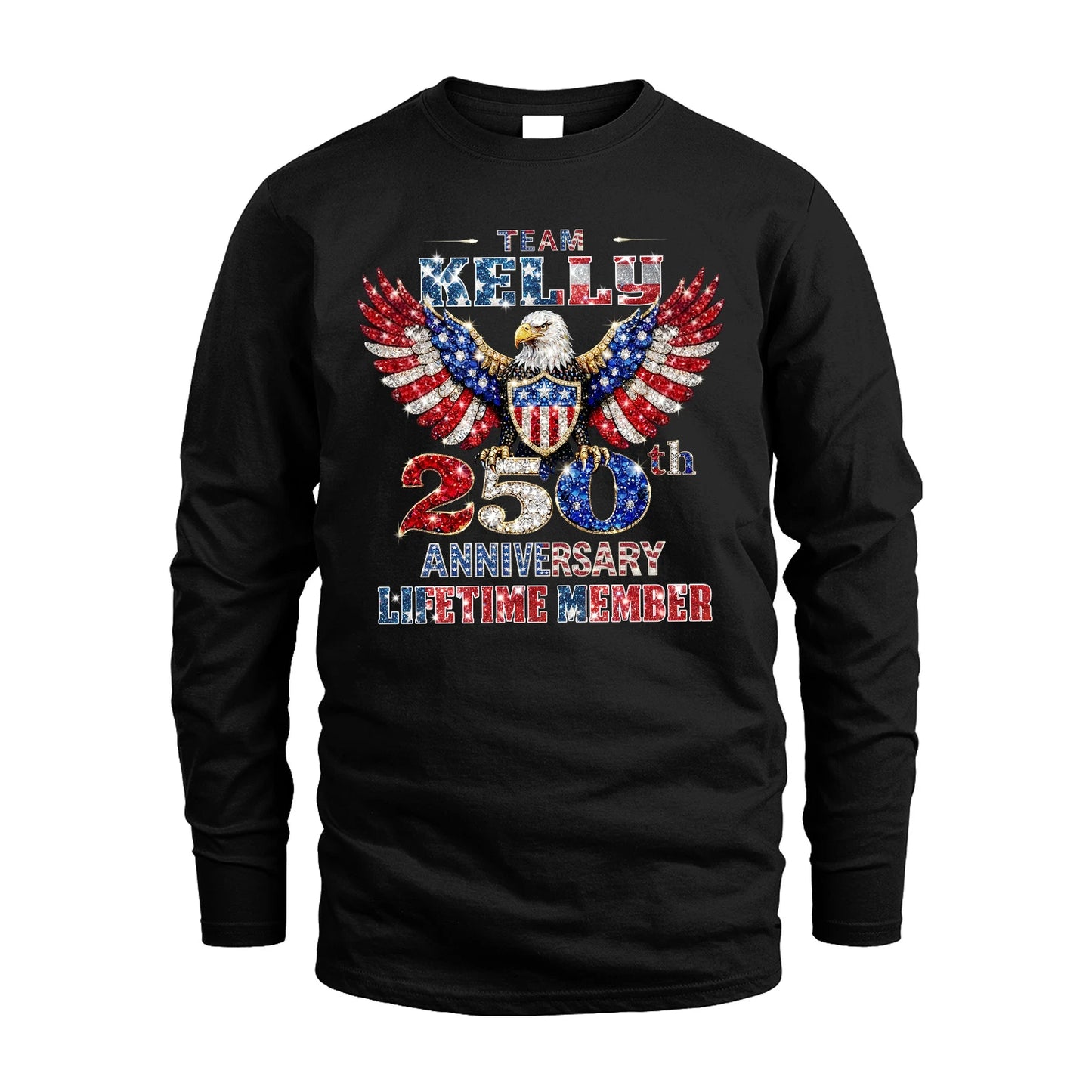 KELLY 13K1-523 Personalized "Team...Lifetime Member" America 250 Design