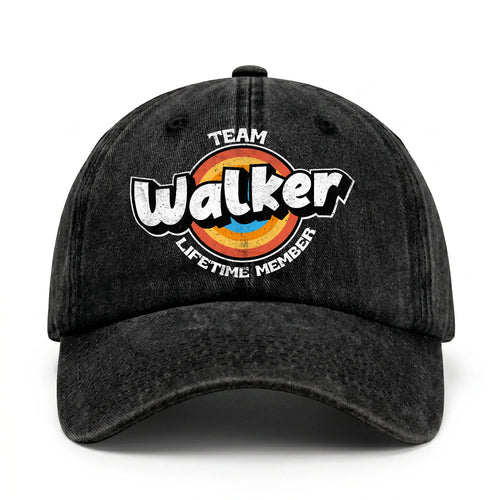 Team Your Name Lifetime Member Logo Cap WALKER 13K1 C66PF