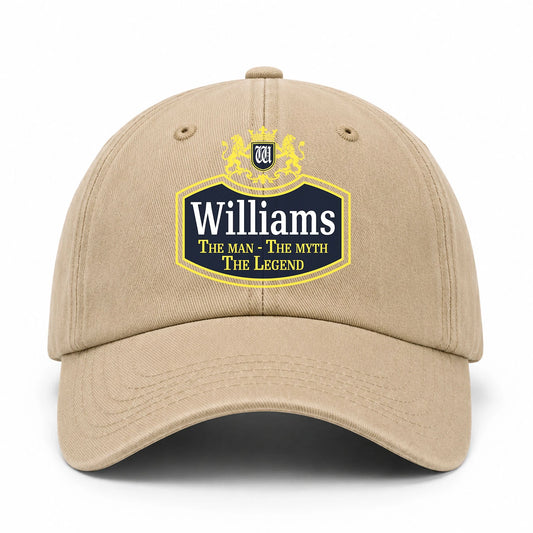 The Man The Myth The Legend Royal Cap WILLIAMS 13K C31PF