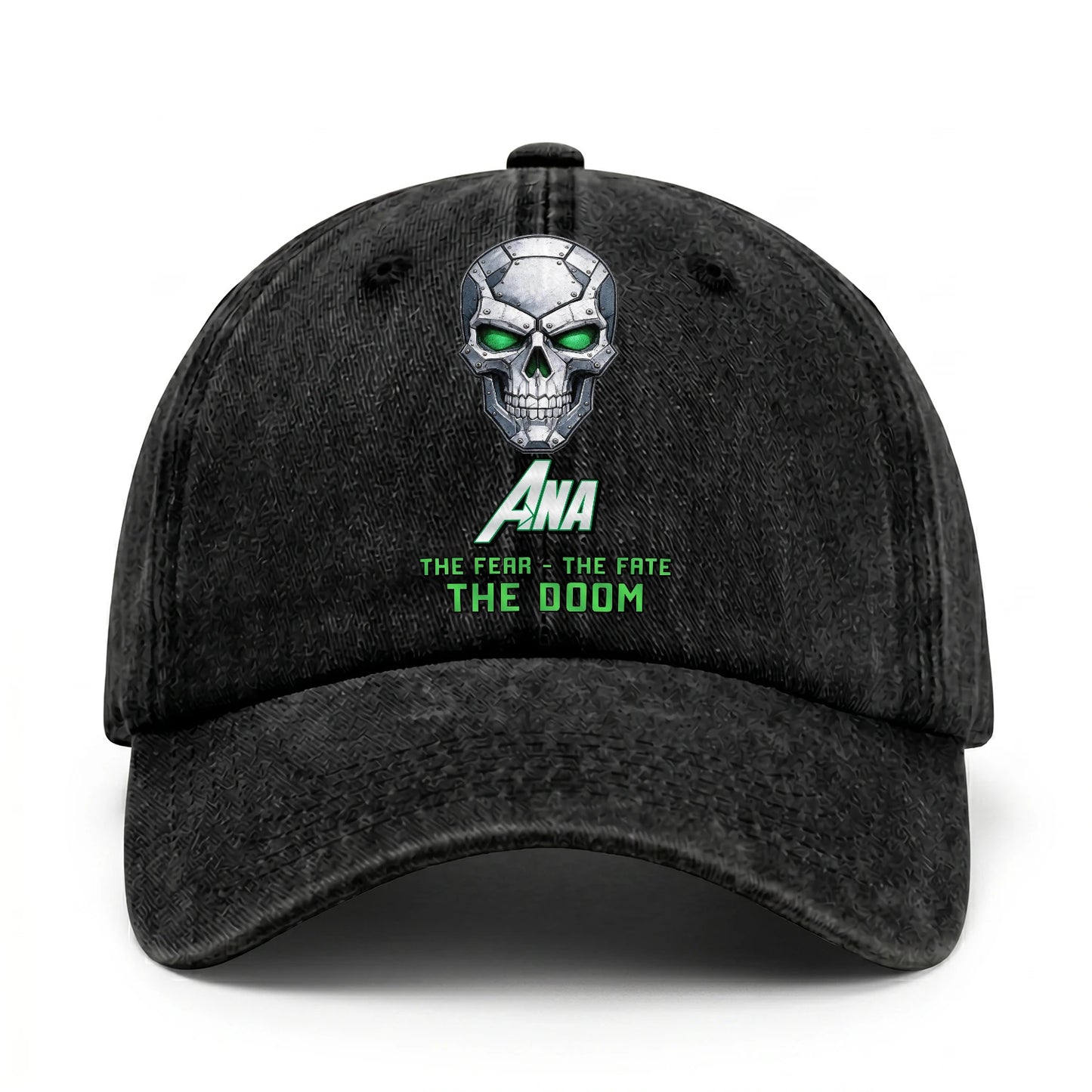 The Fear The Fate The Doom Skull Washed Cap ANA 13K1 C99PF