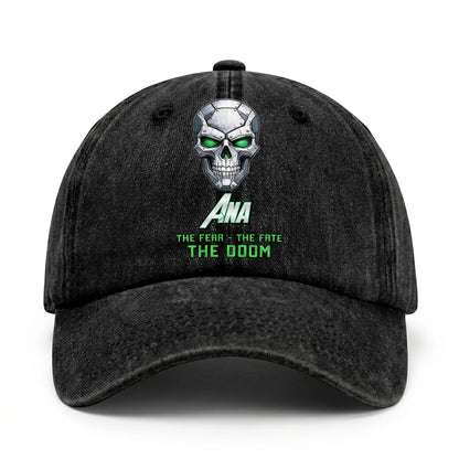 The Fear The Fate The Doom Skull Washed Cap ANA 13K1 C99PF