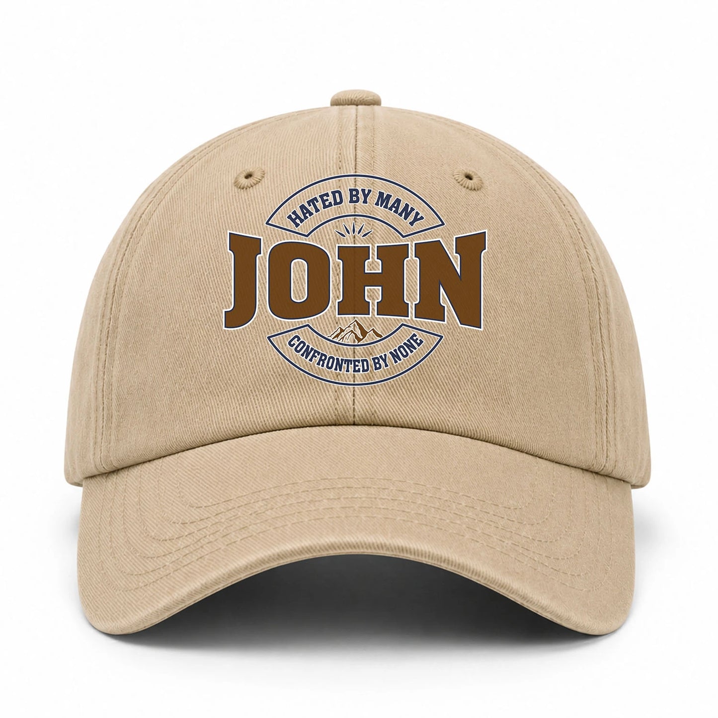Hated By Many Confronted By None Washed Cap JOHN 13K1 C36PF
