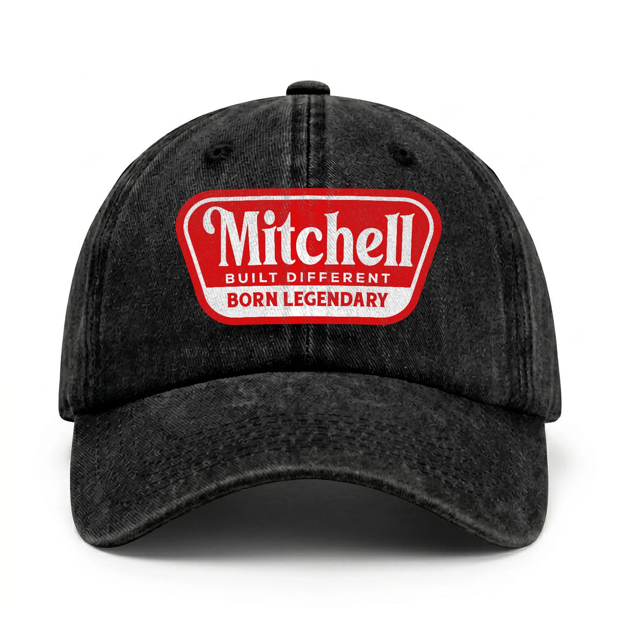 Built Different Born Legendary Red Logo Washed Cap MITCHELL 13K1 C63PF