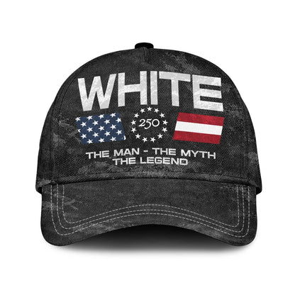 WHITE 13K1-C11PF America 250 The man - The Myth - The Legend