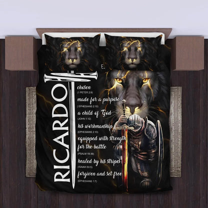 RICARDO Limited Edition Personalized Bedding Set 13K1-BS1