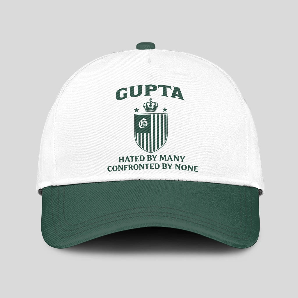 Hated By Many Confronted By None Luxury Logo Cap GUPTA 13K1 C41PF