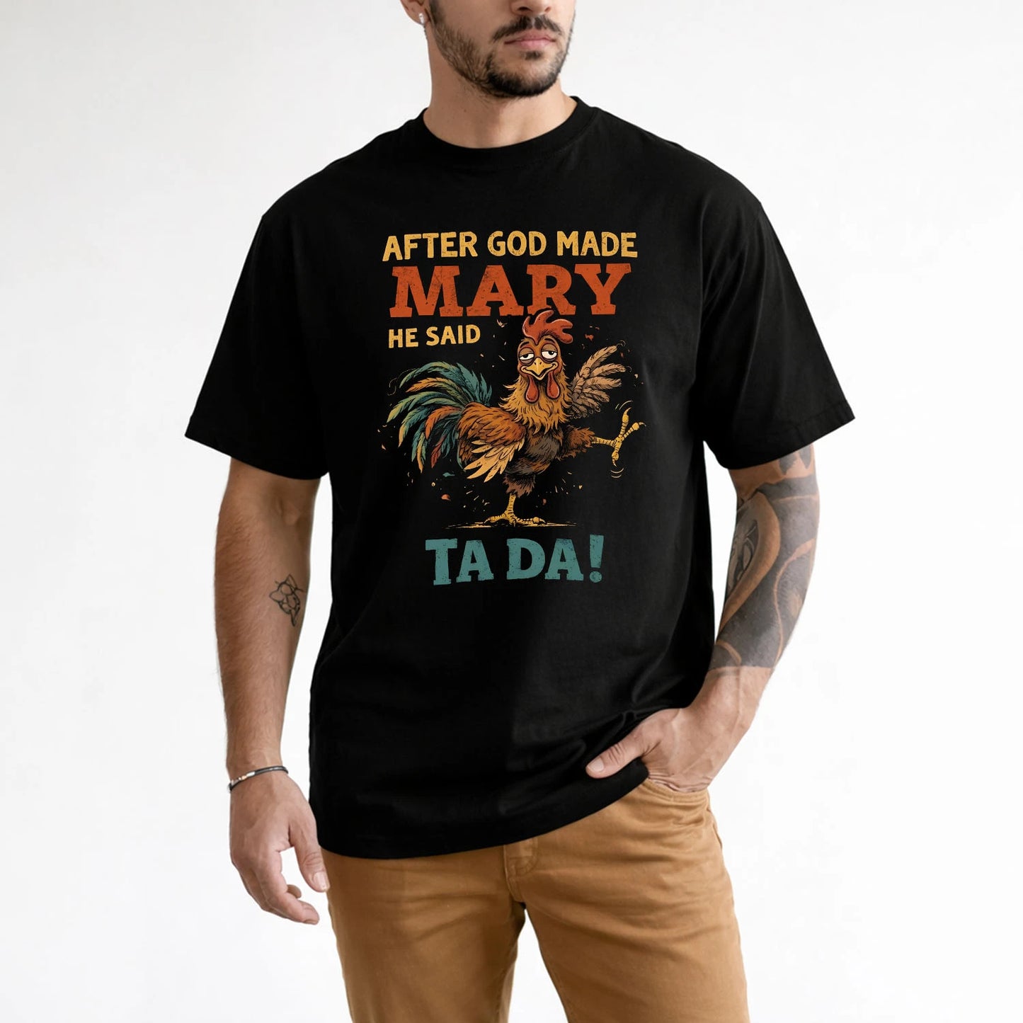 MARY 13K1-563 After God Made Name He Said Ta Da!