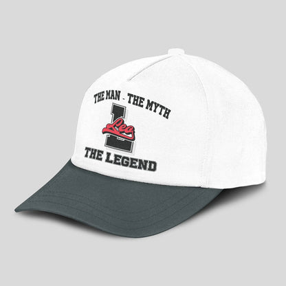 The Man The Myth The Legend Custom Initial Letter And Name Cap LEO 13K1 C38PF