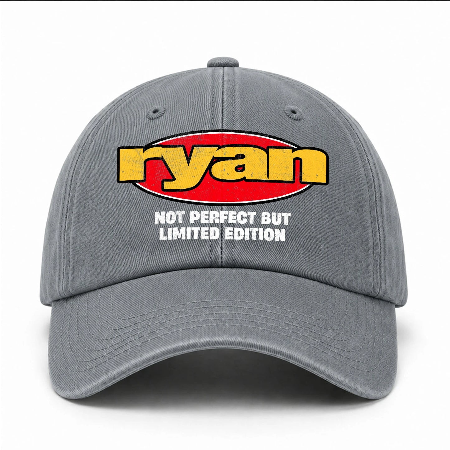 Your Name Not Perfect But Limited Edition Red Logo Washed Cap RYAN 13K1 C84PF