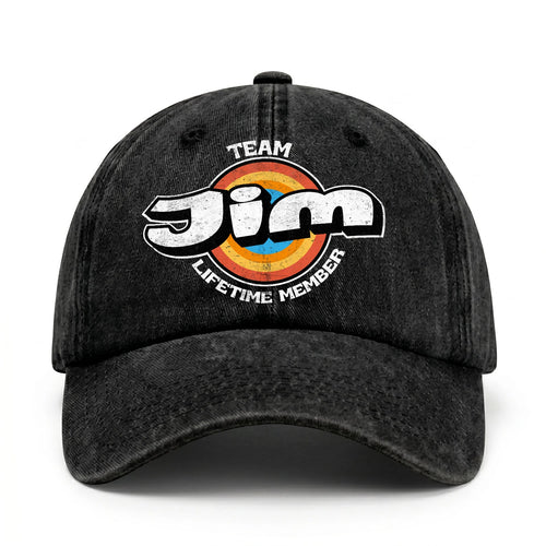 Team Your Name Lifetime Member Logo Cap JIM 13K1 C66PF