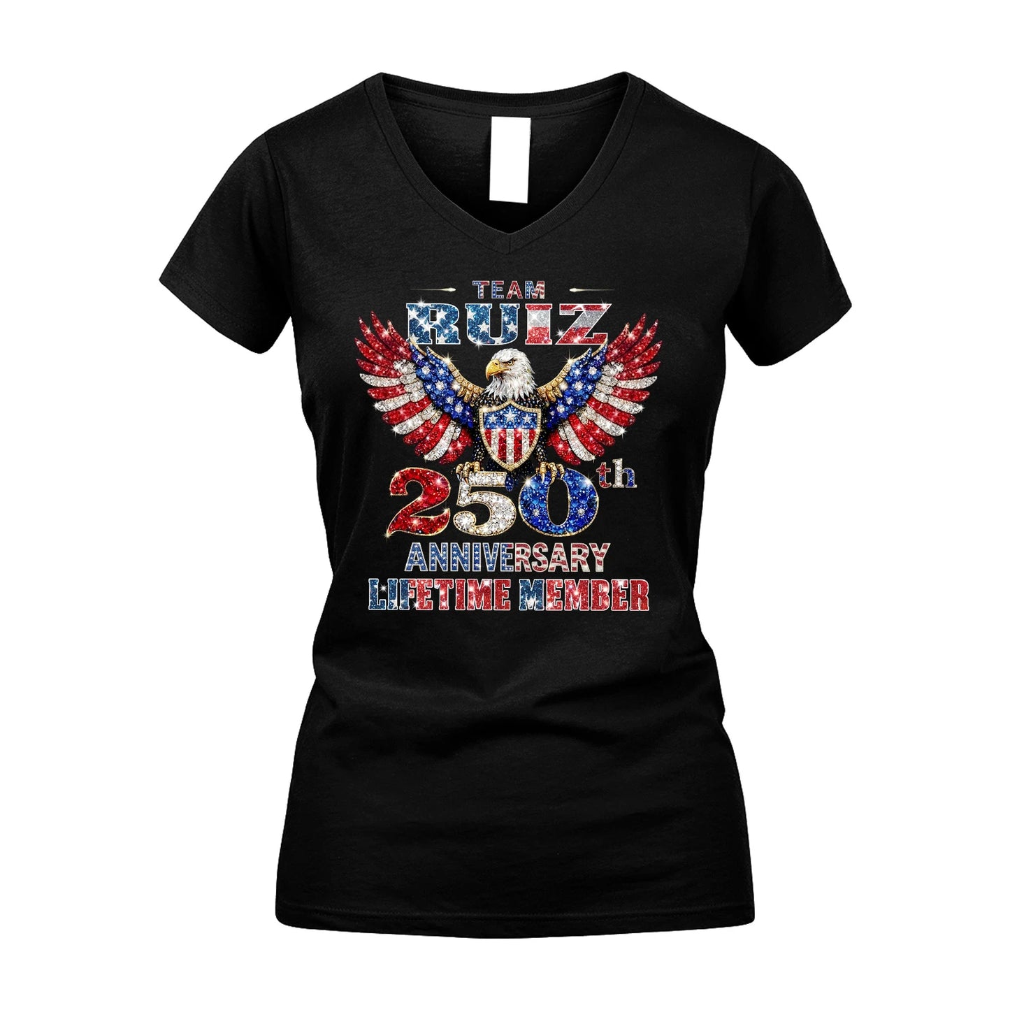 ROY 13K1-523 Personalized "Team...Lifetime Member" America 250 Design