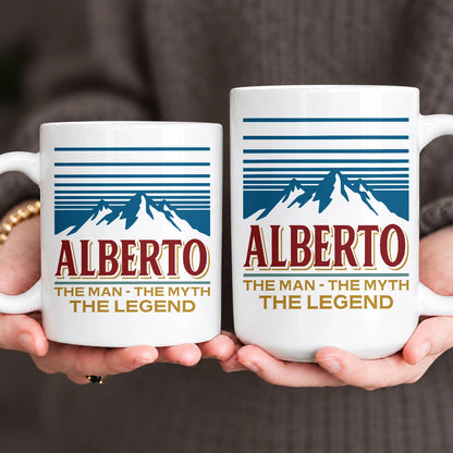 The Man The Myth The Legend Mountain Mug ALBERTO 13K1 MG04