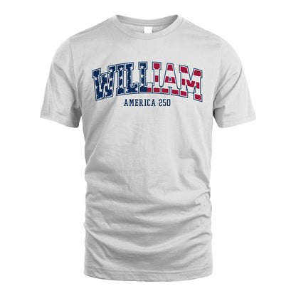 WILLIAM 13K1-555 America 250 Personalized