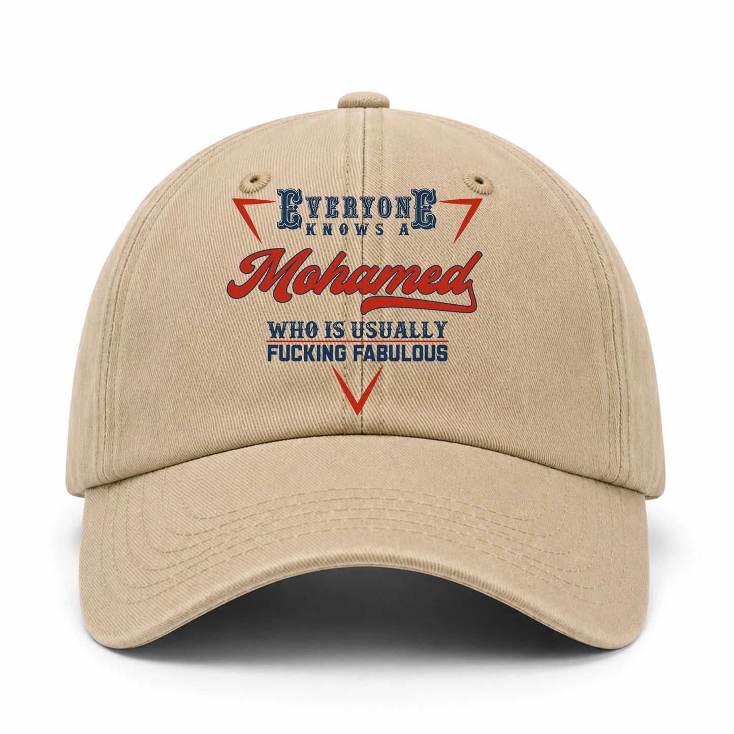 Everyone Knows A Your Name Who Is Usually Fucking Fabulous Washed Cap MOHAMED 13K1 C53PF