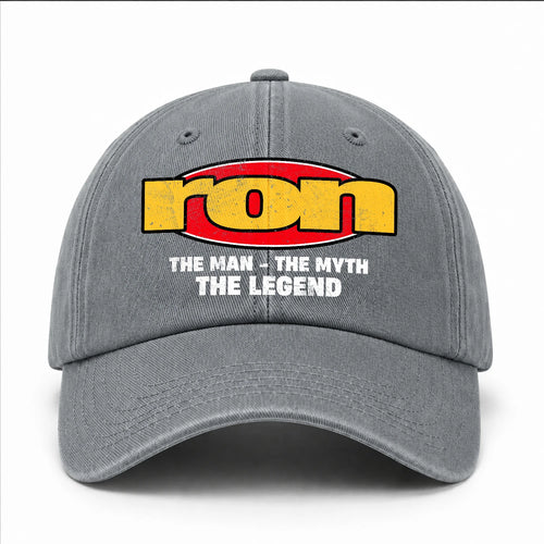 The Man The Myth The Legend Vintage Logo Washed Cap RON 13K1 C162PF
